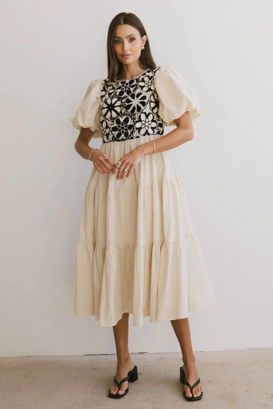 Joyce Crochet Bodice Dress FINAL SALE