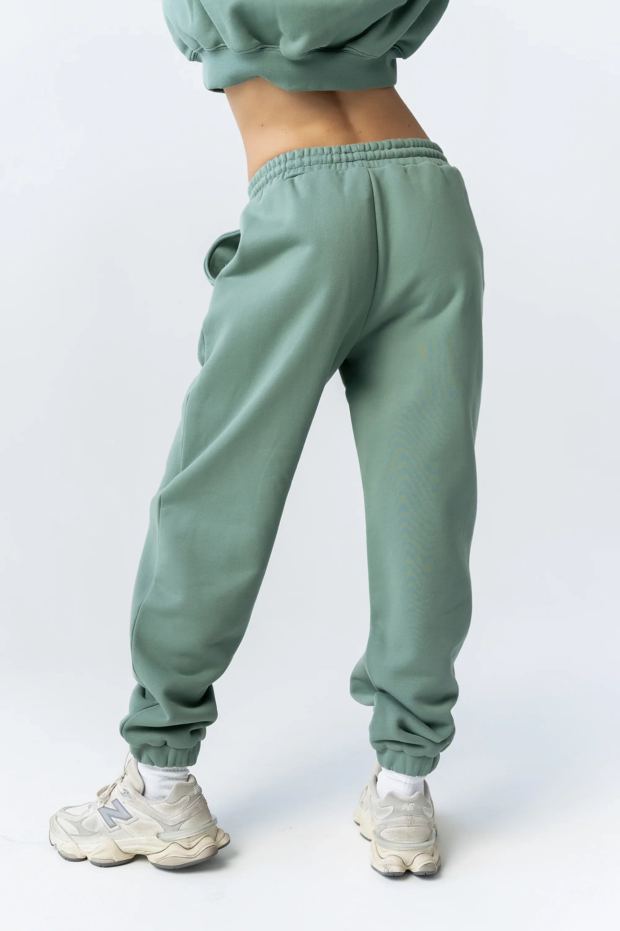 Mozie Contrast Joggers in Teal