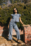 Jennie Denim Striped Wide Leg Jeans FINAL SALE