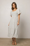 Asha Floral Midi Dress FINAL SALE
