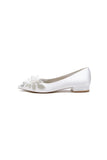 Womens Wedding Shoes Pointed Toe Low Heels with Rhinestone