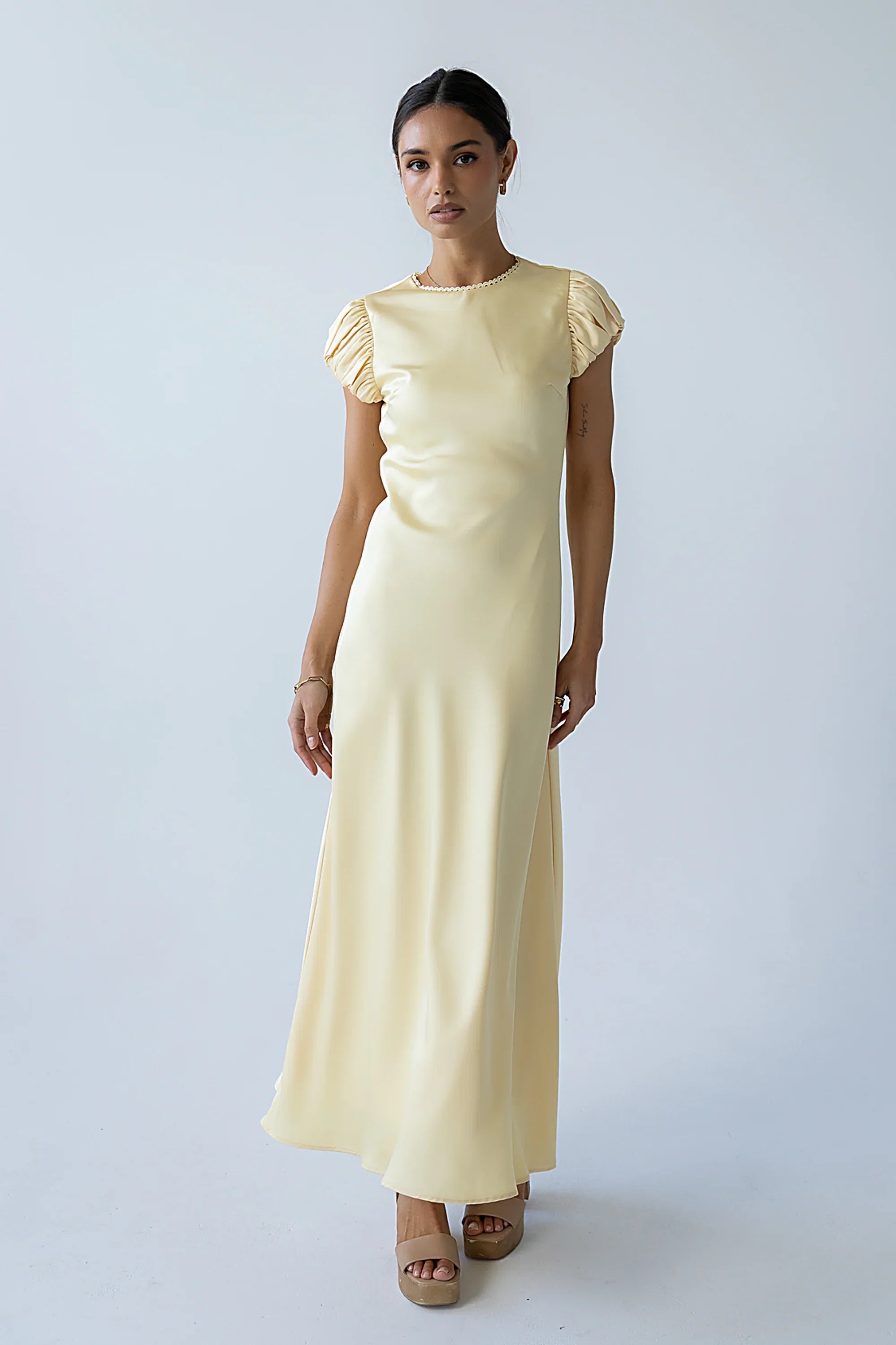 Ellianna Maxi Dress in Yellow