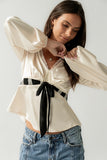 Margot Satin Blouse FINAL SALE