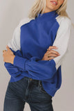 Drew Colorblock Sweatshirt in Blue FINAL SALE