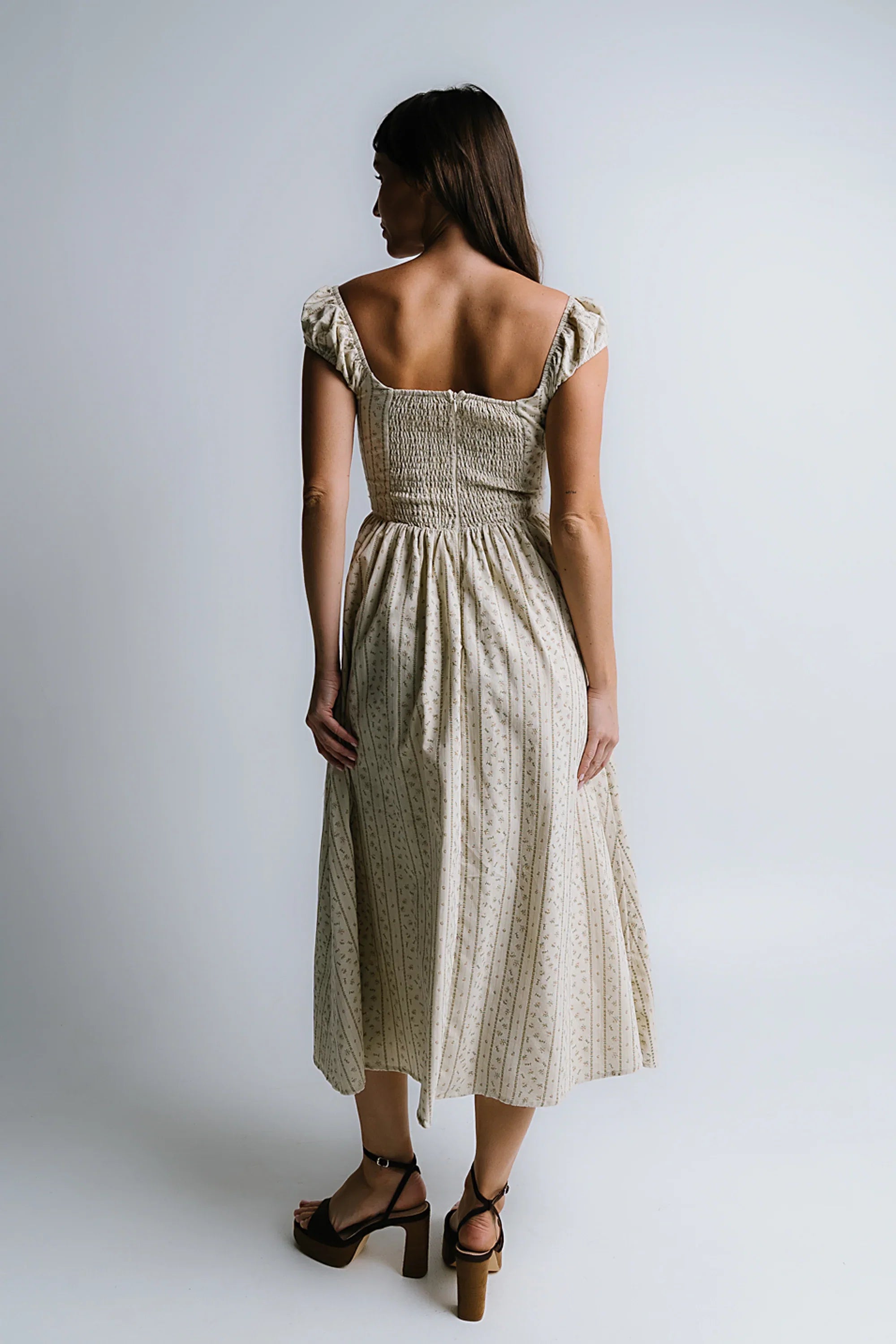 Oaklynn Corset Midi Dress FINAL SALE