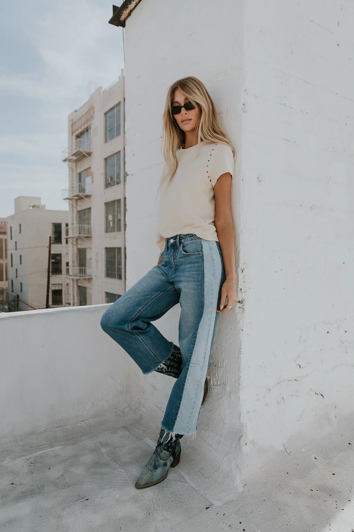Karrie Two Toned Jeans