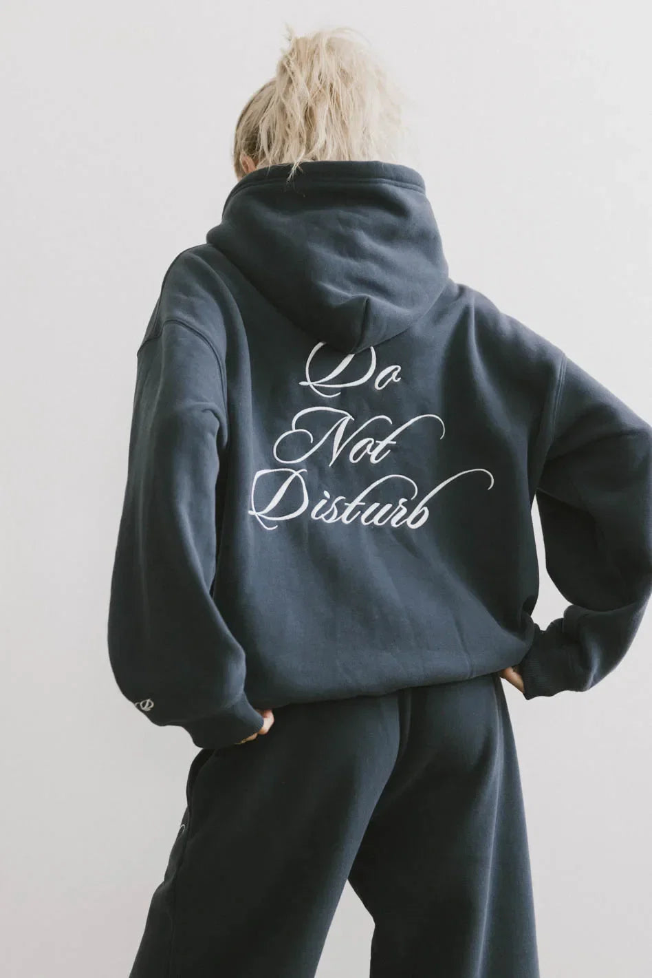 Do Not Disturb Sweatshirt in Navy FINAL SALE