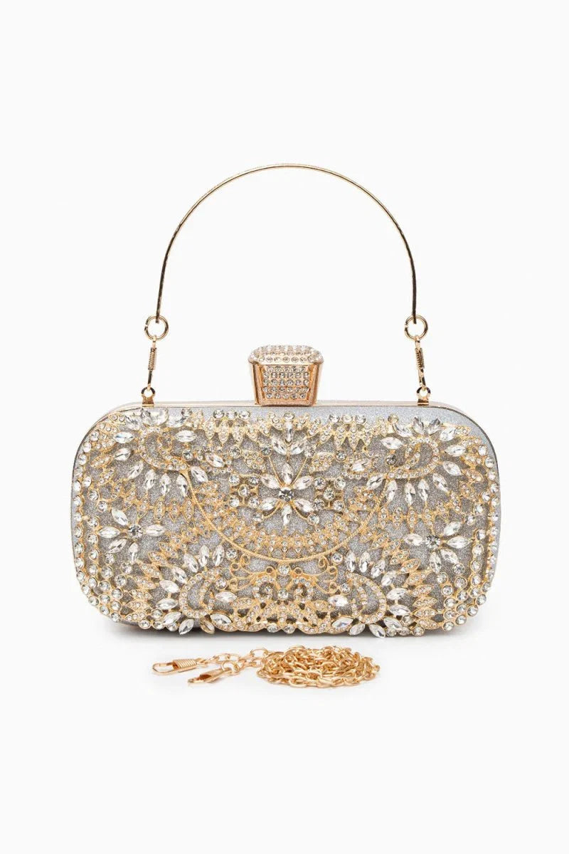 Luxurious Flower Clutch Bag
