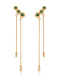 Emerald City Waterfall Earrings