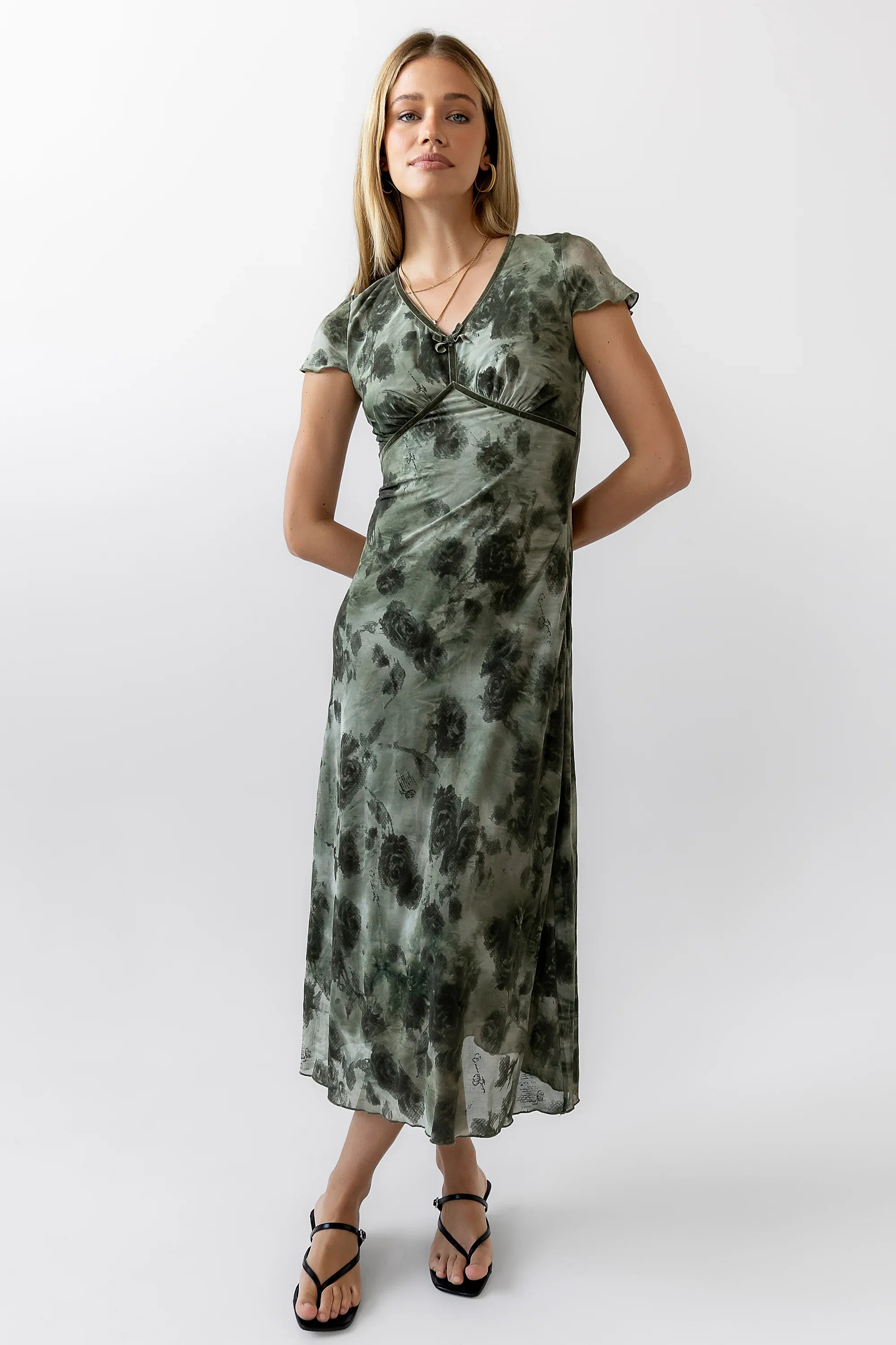 Neo Mesh Maxi Dress