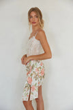 Mariah Floral Lace Corset Mini Dress