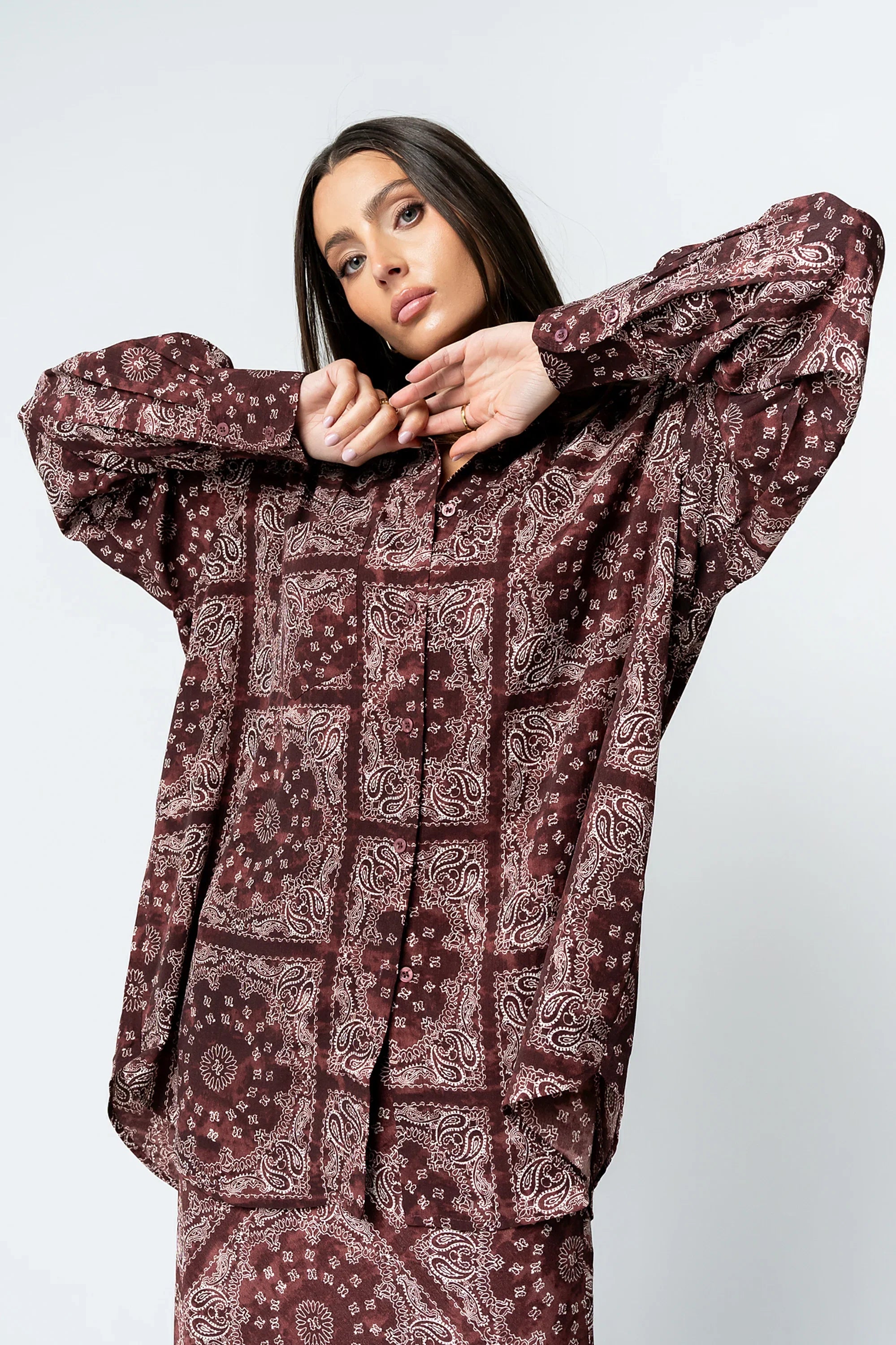 Diana Oversized Button Up