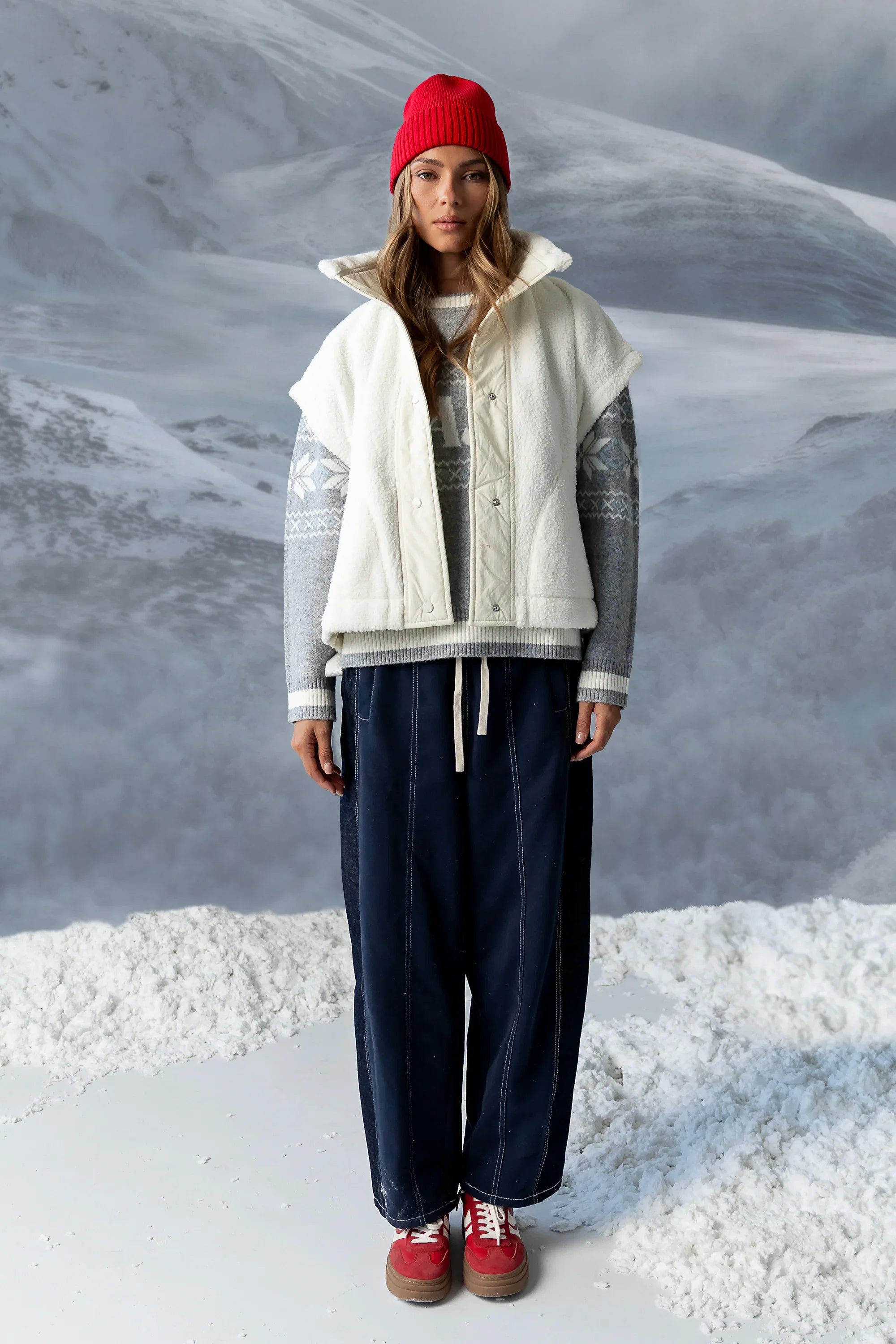 Marsha Oversized Sherpa Vest
