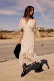 Maxene Embroidered Midi Dress FINAL SALE