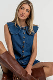 Paula Button Up Top