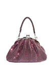 Womens All Over Rhinestones Evening Clutch Bags with Straps