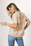 Whimsy Plaid Button Up FINAL SALE