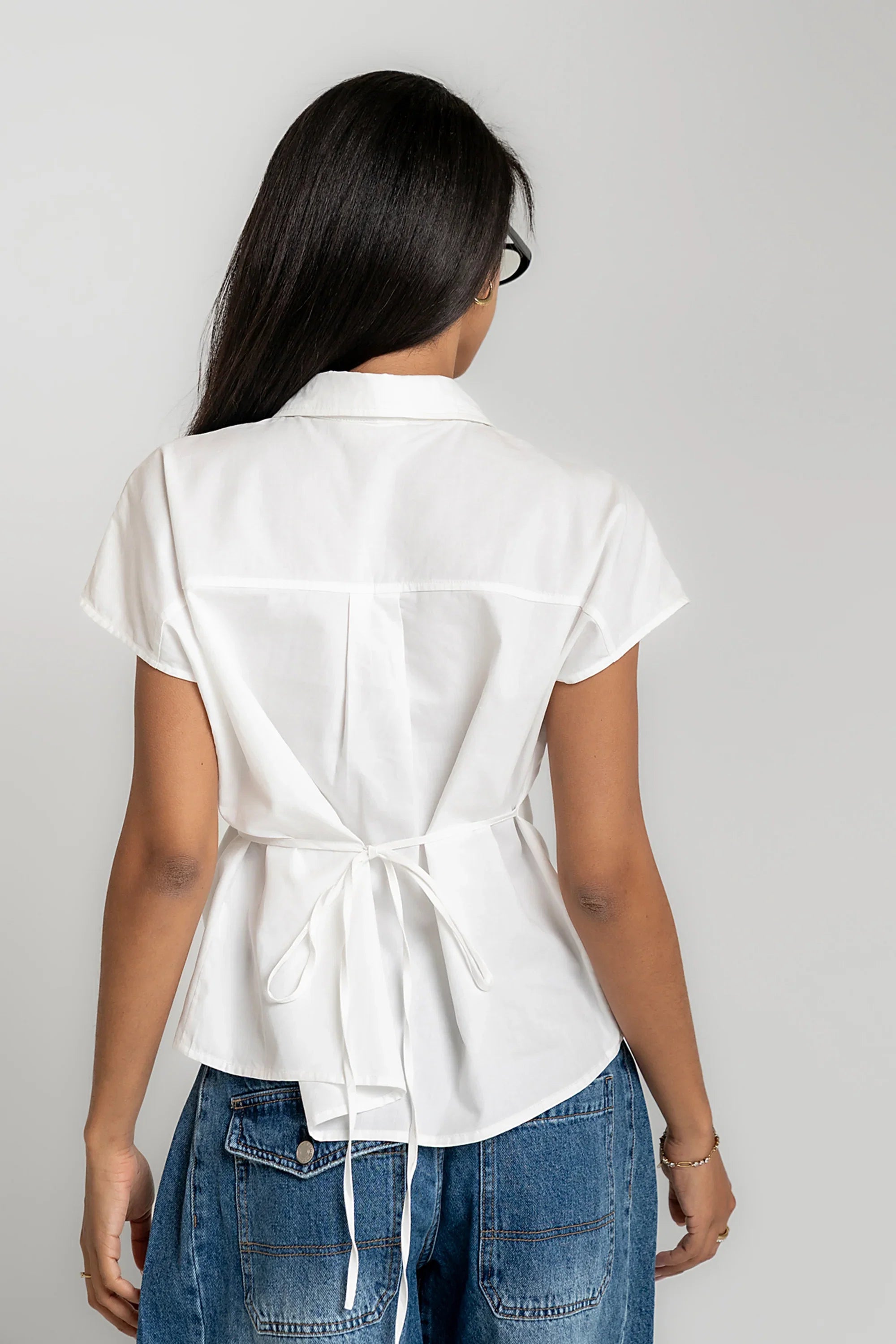 Torrey Asymmetrical Button Up