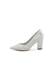 Beaded Wedding Shoes with Rhinestone