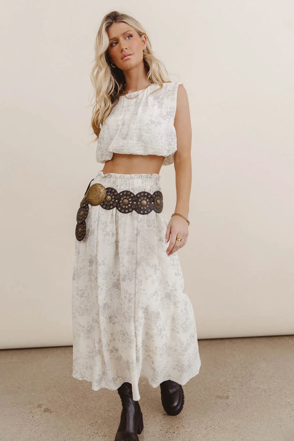 Trinity Floral Midi Skirt FINAL SALE