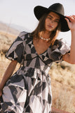 Brielle Patchwork Midi Dress FINAL SALE