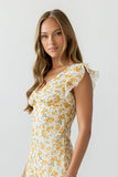 Avery Floral Midi Dress