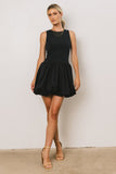 Nila Bubble Mini Dress in Navy FINAL SALE