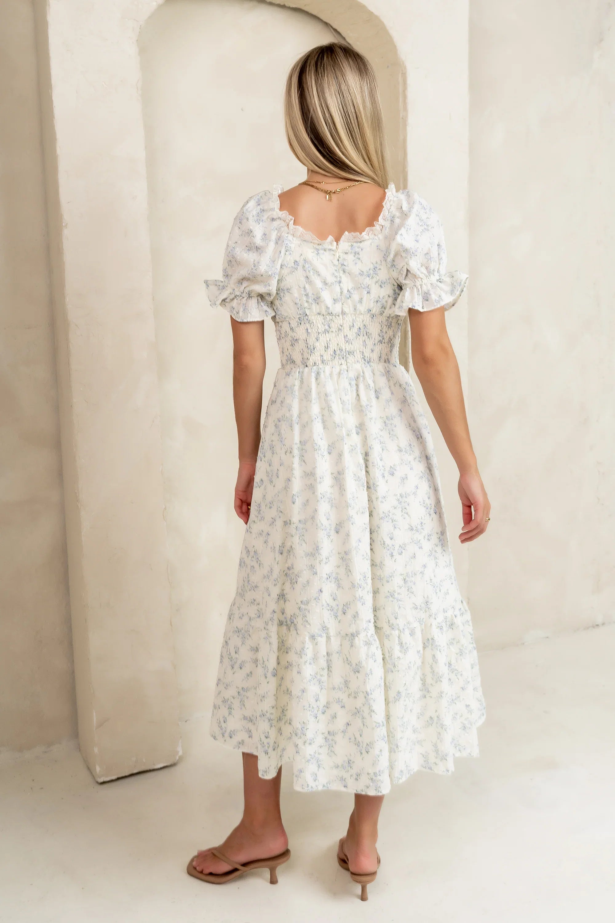 Travis Floral Midi Dress