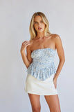 Raine Floral Smocked Tube Top