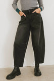 Lex Barrel Jeans in Black FINAL SALE