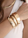 Squared Shine Bangle Bracelet
