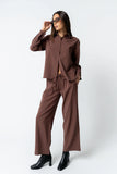 Tacie Button Up in Brown