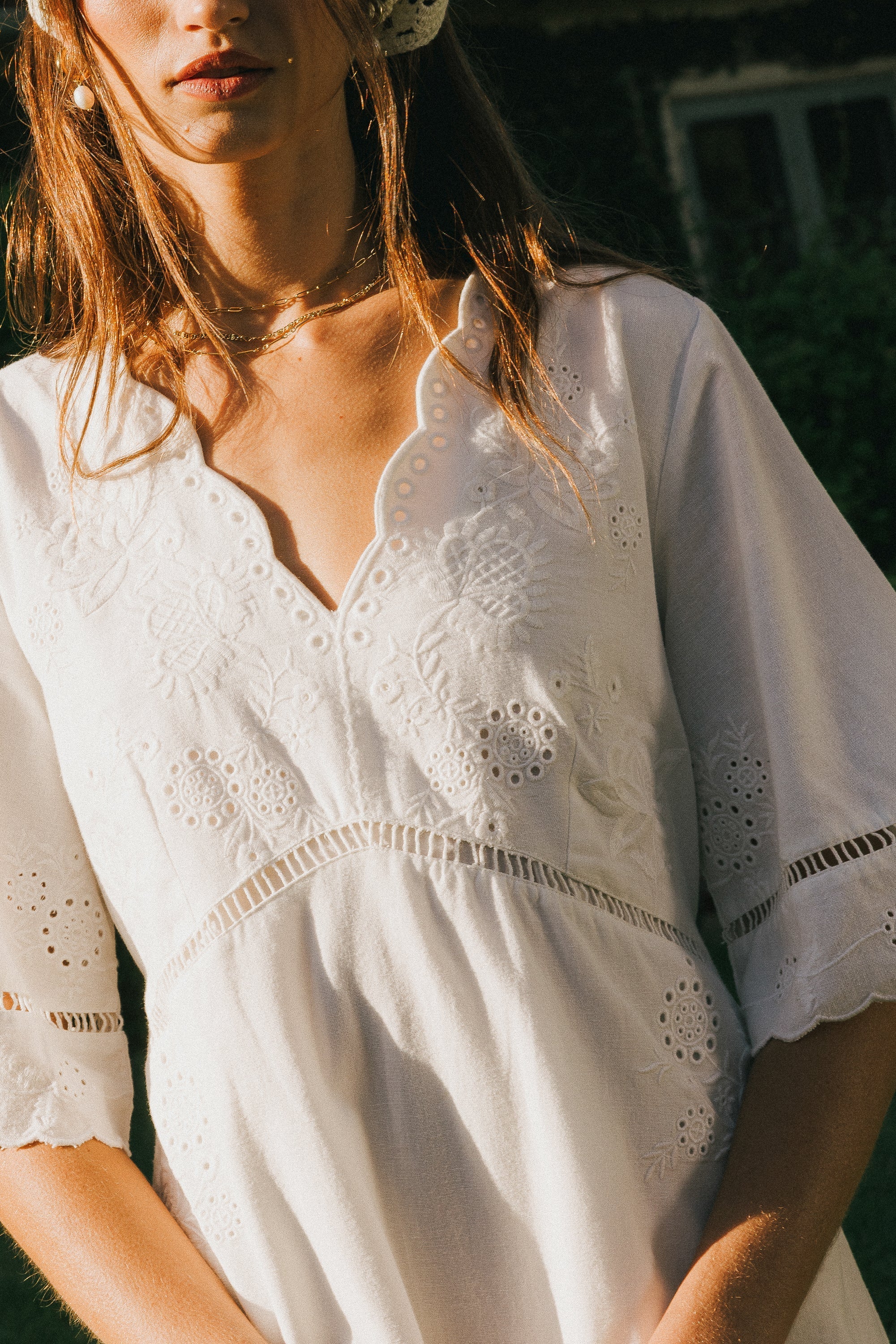 Paulina Embroidered Maxi Dress FINAL SALE