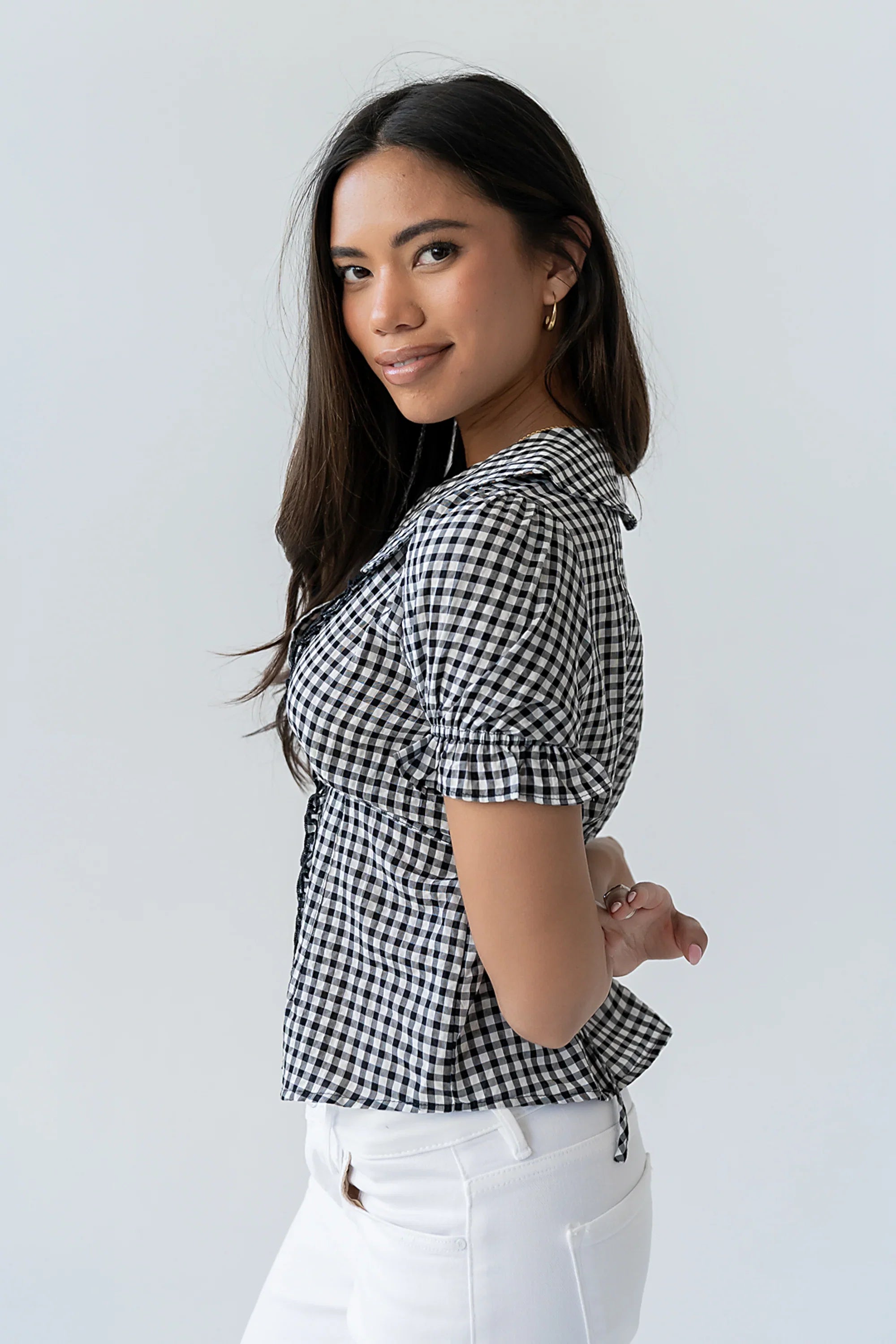 Charlie Button Up in Black