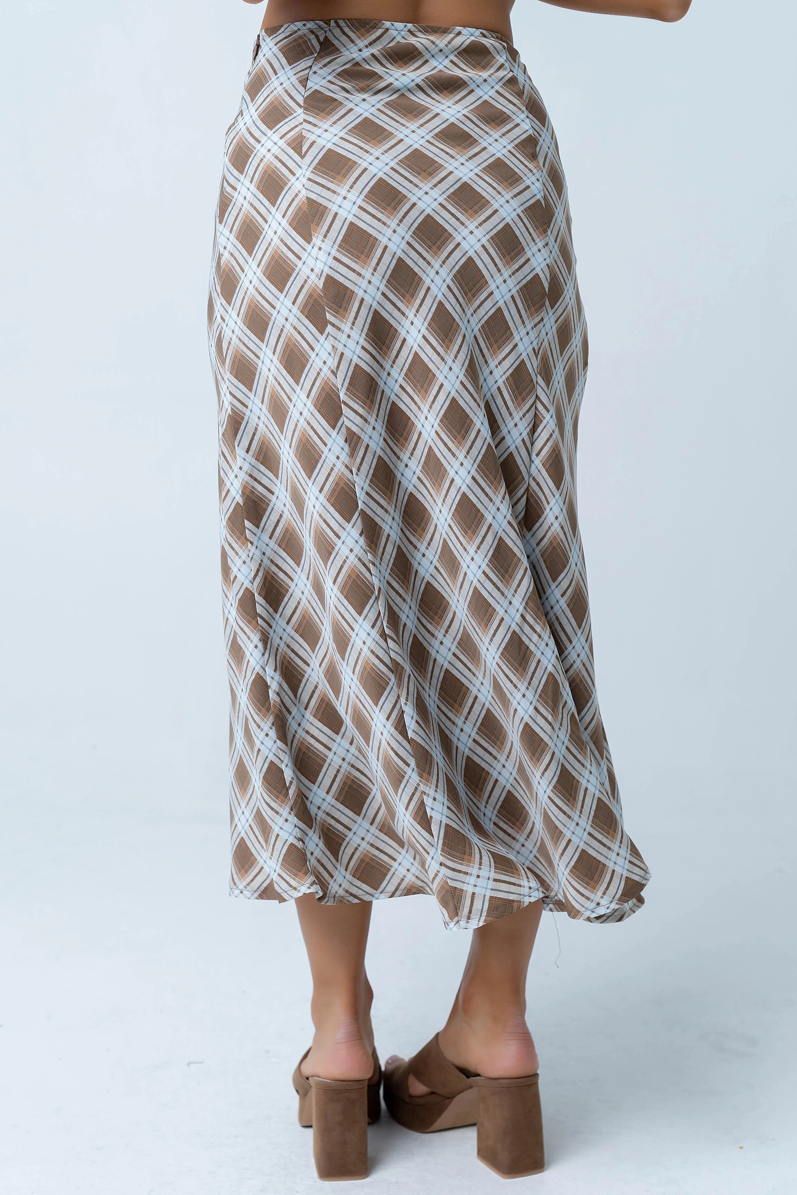 Zadie Plaid Maxi Skirt