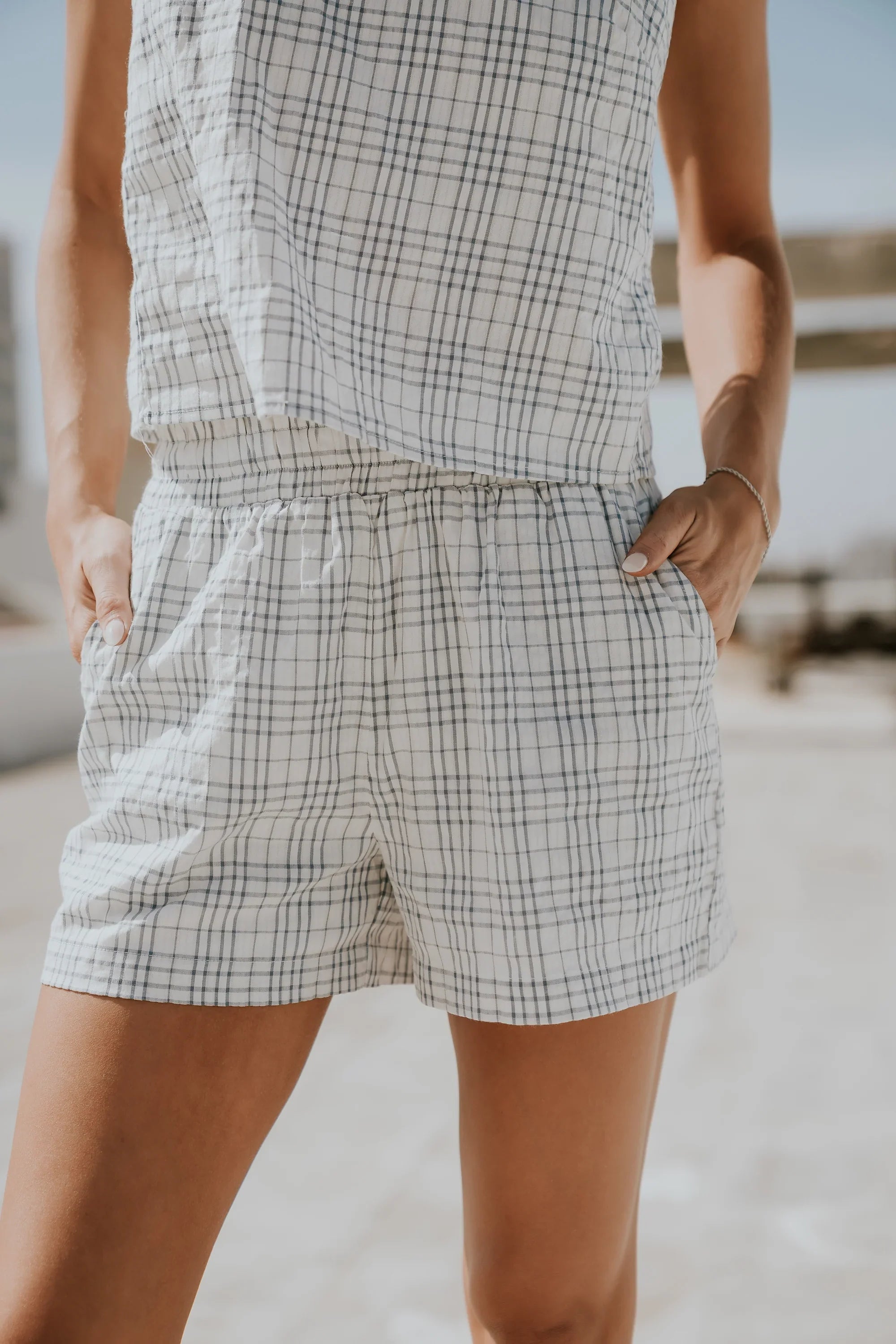 Viola Plaid Shorts