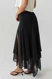 Ainsley Asymmetrical Maxi Skirt
