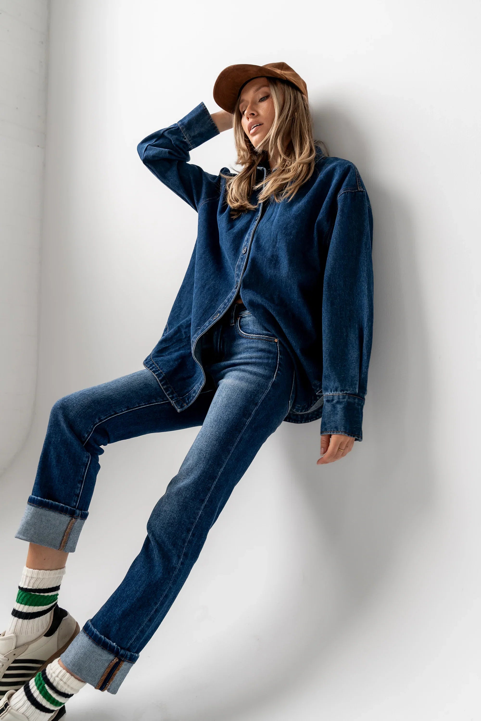 Elliot Cuffed Straight Leg Jeans FINAL SALE
