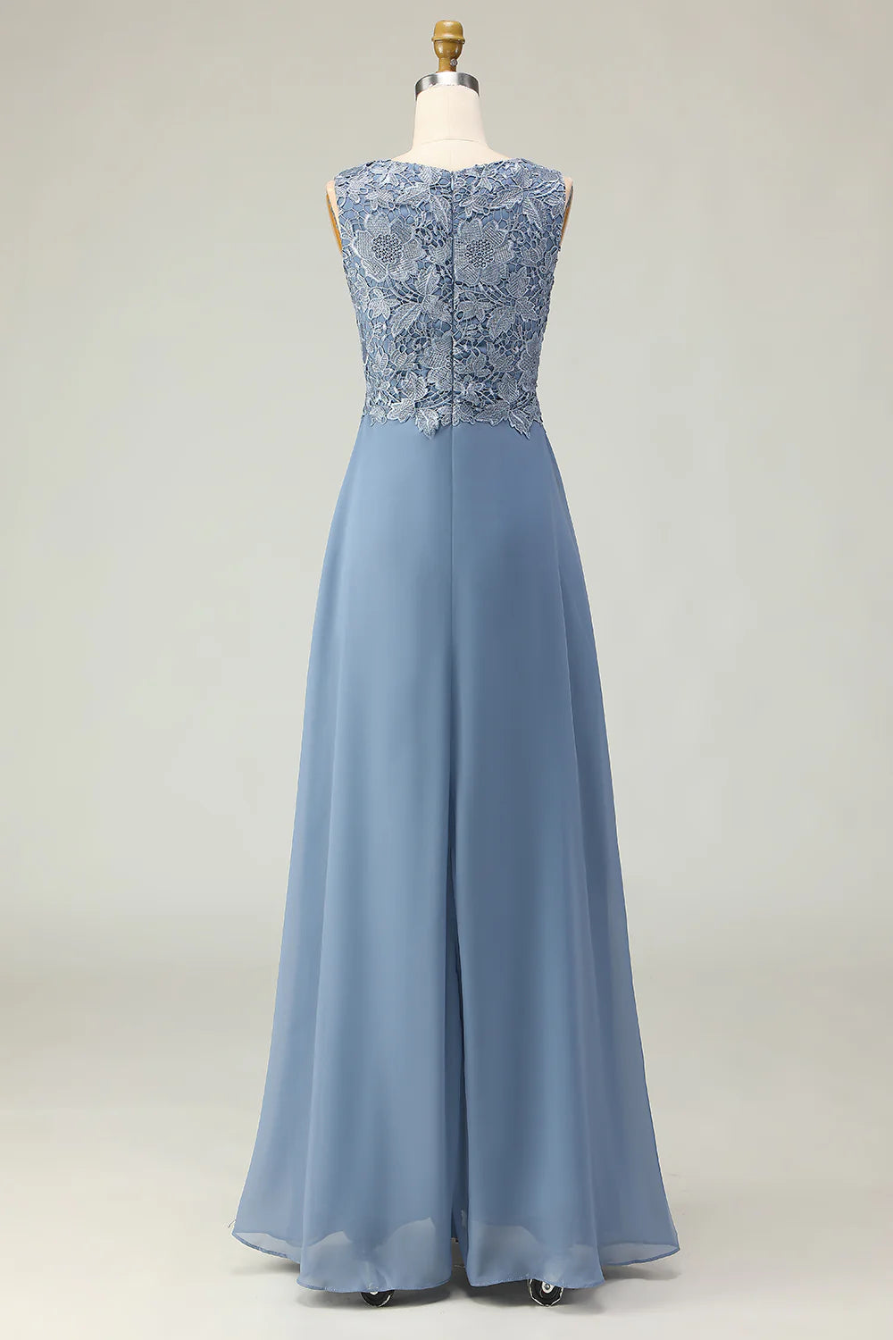 2 Piece Dusk A Line Appliqued Long Mother of the Bride Dress with Cape