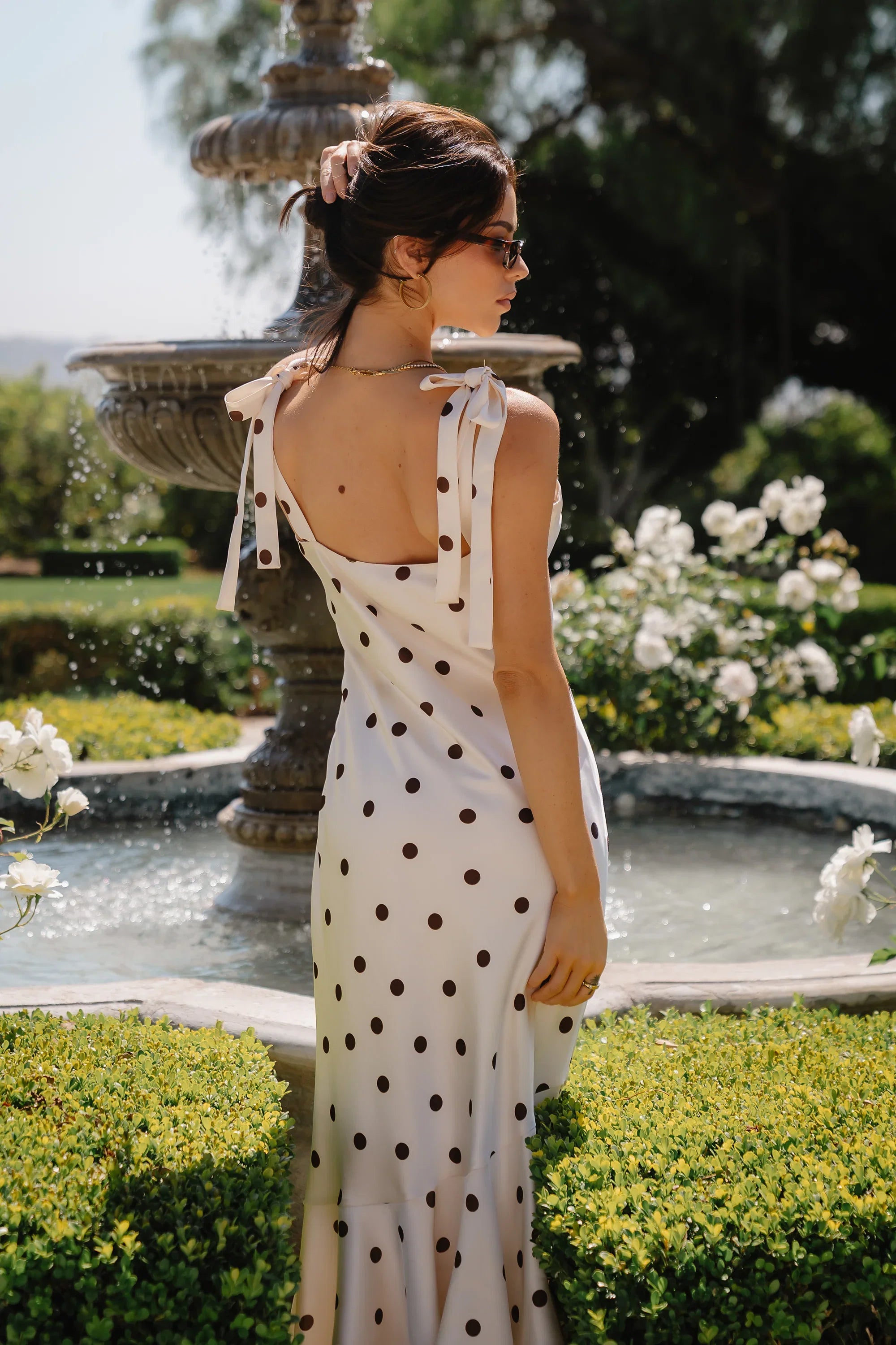 Emerie Polka Dot Maxi Dress