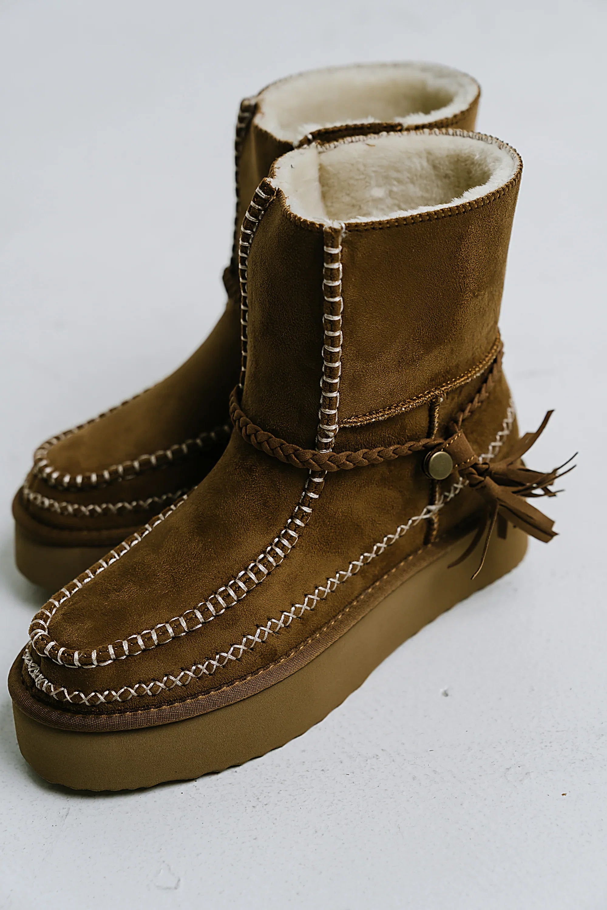 Winona Boots in Camel