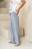 Salma Wide Leg Pants in Blue