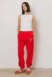 Out Of Office Sweatpants in Red FINAL SALE