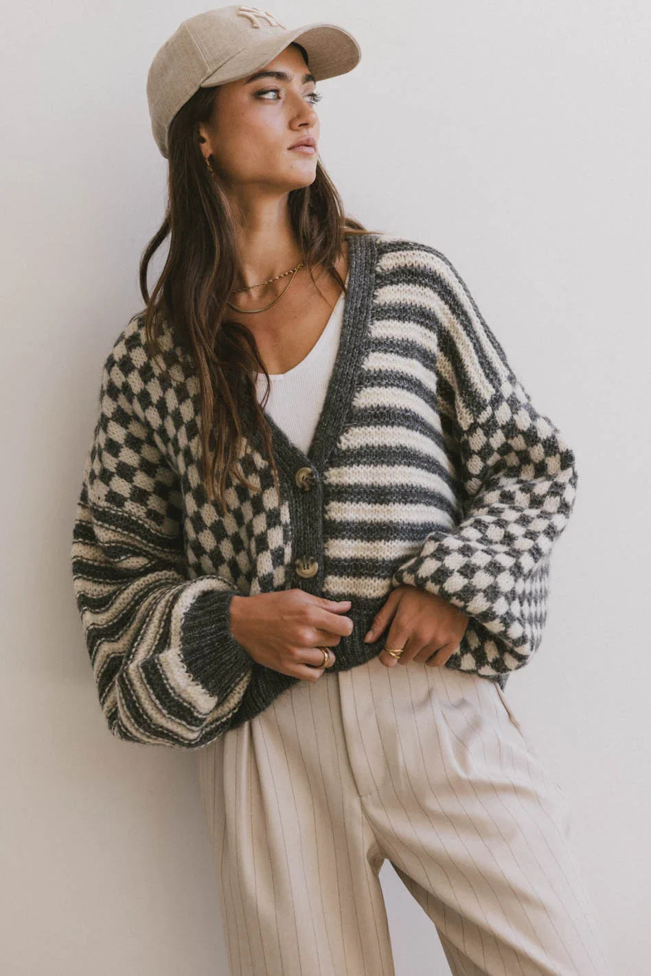Janey Cardigan in Charcoal FINAL SALE