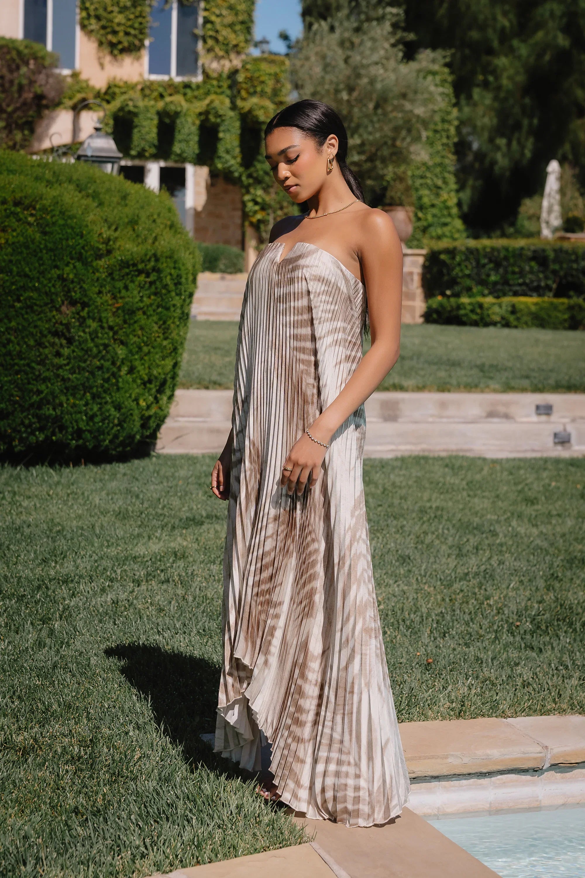 Brandie Accordion Maxi Dress