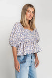 Andrea Peplum Blouse