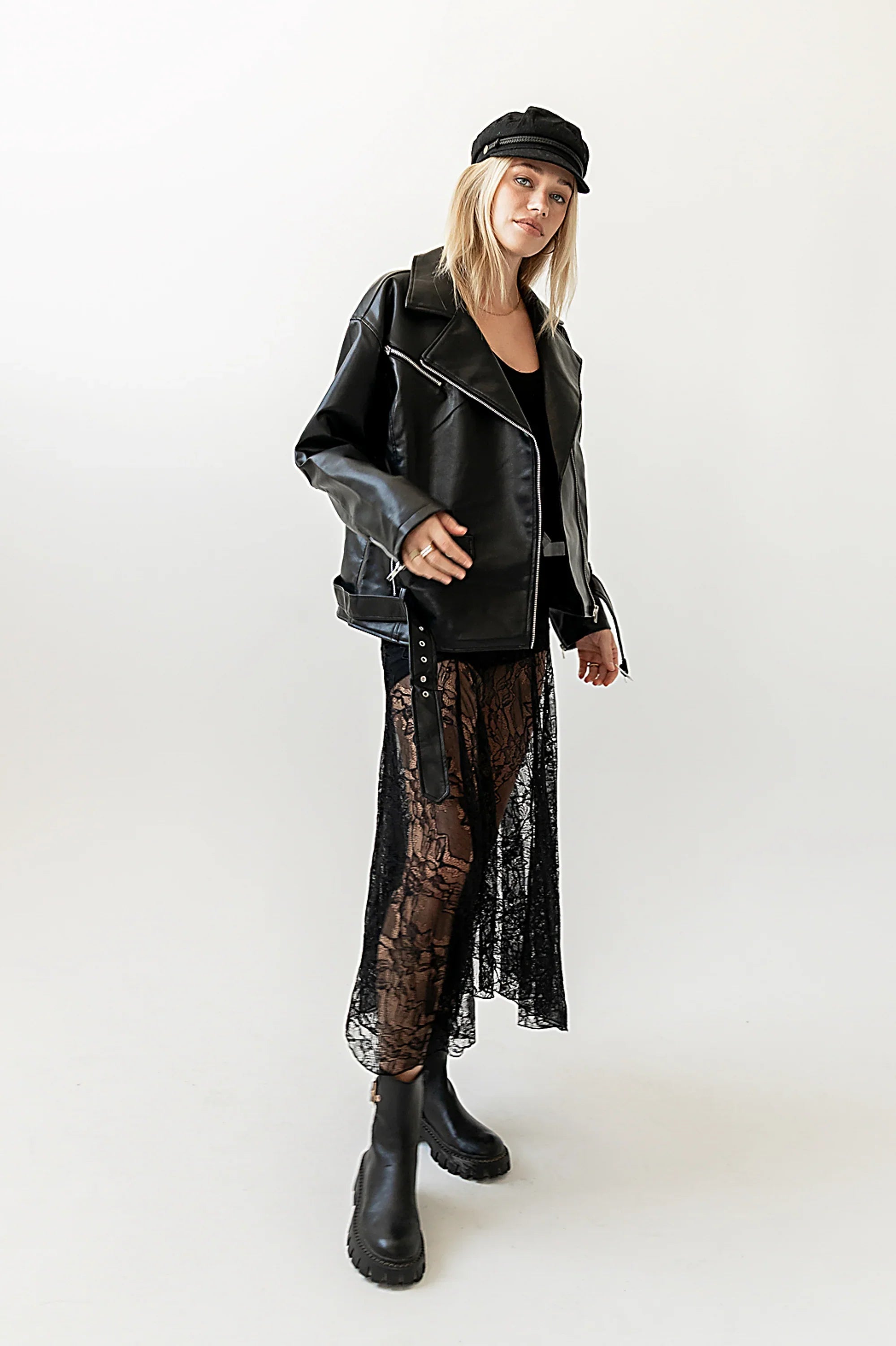 Kylie Vegan Moto Jacket FINAL SALE