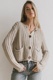 Luca Chunky Knit Sweater in Natural FINAL SALE