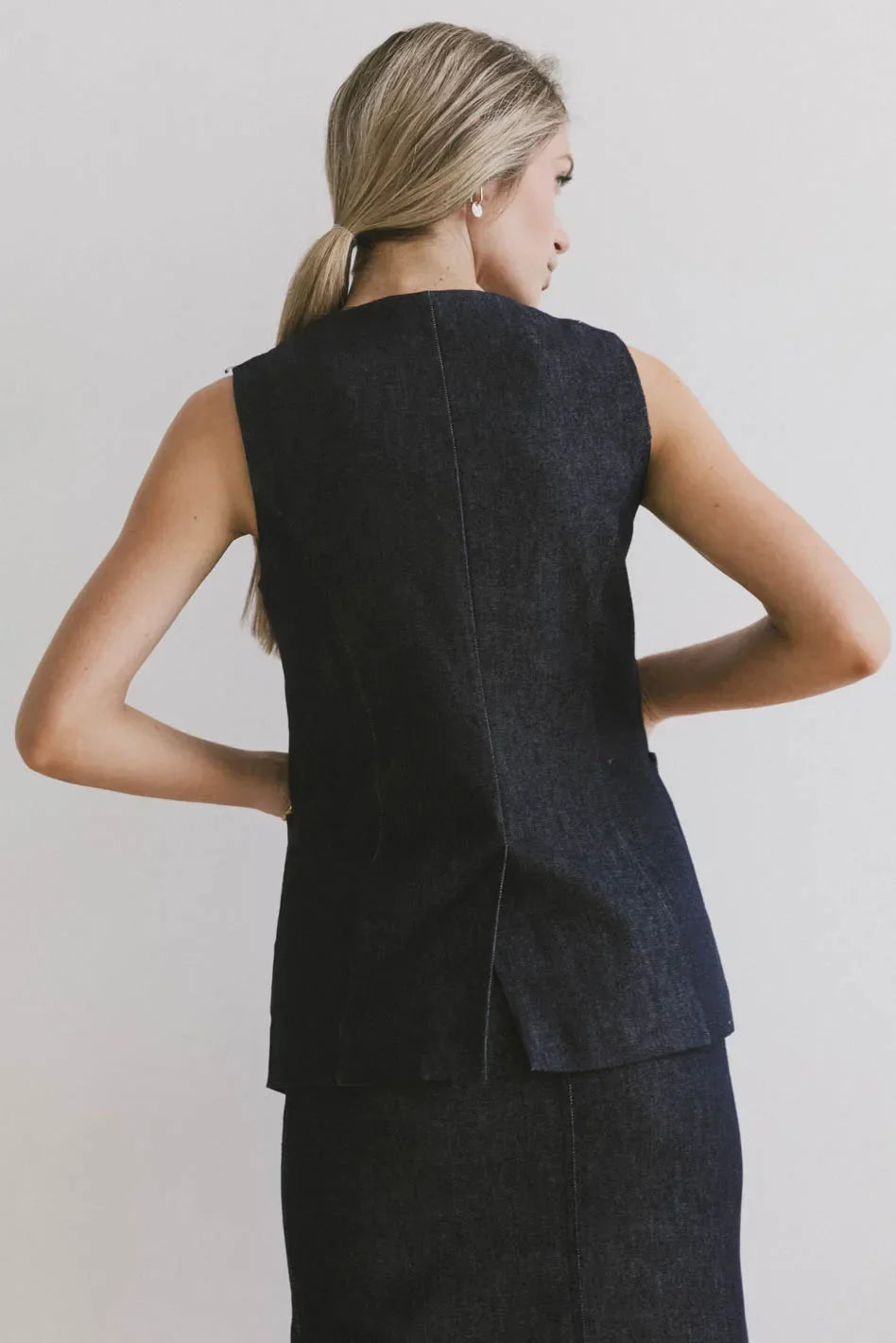Miriam Denim Vest FINAL SALE