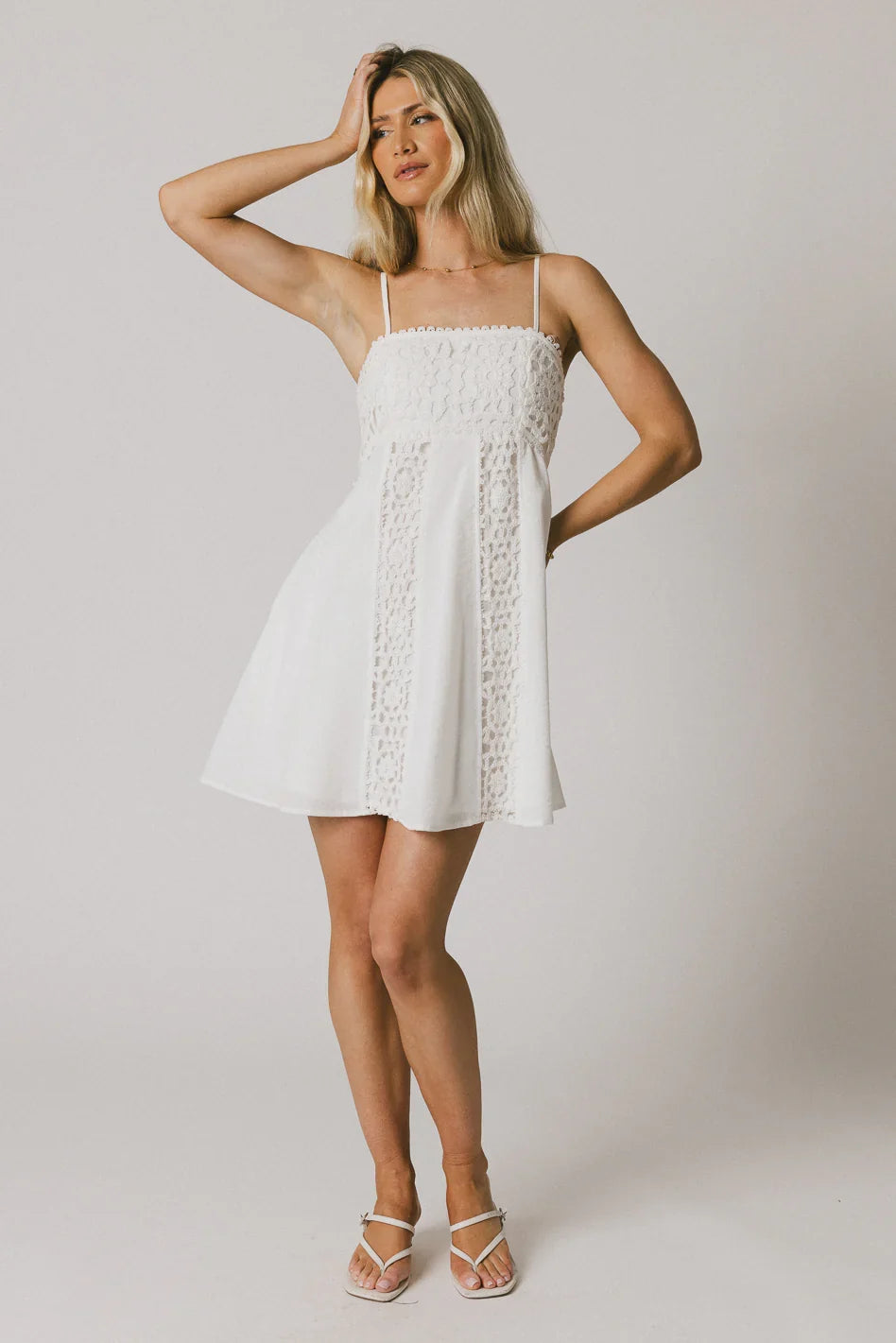 Valarie Embroidered Mini Dress FINAL SALE